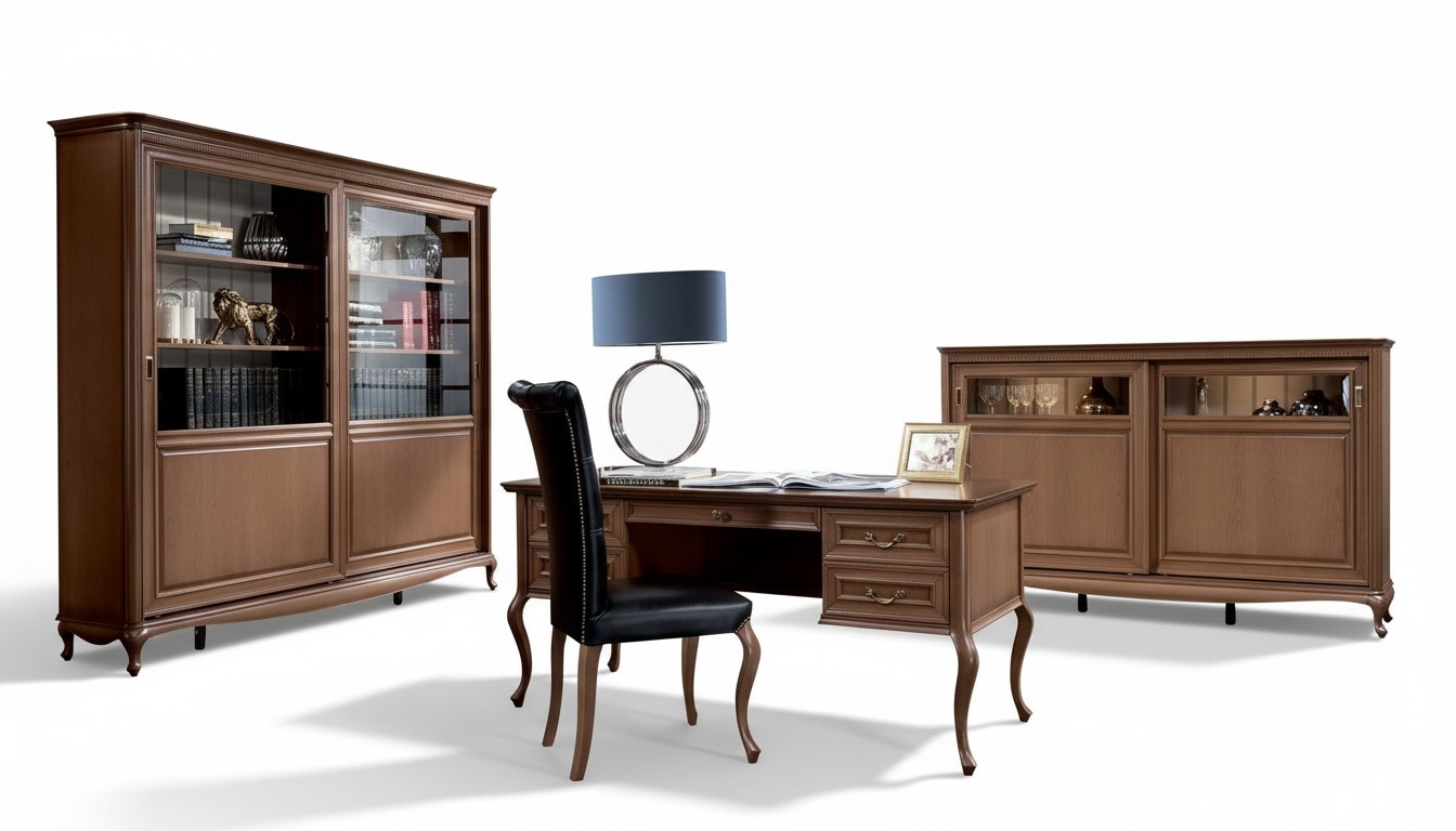 Tisch Schreibtisch Holztisch Computertisch Massivholz Bürotisch Büromöbel Tische