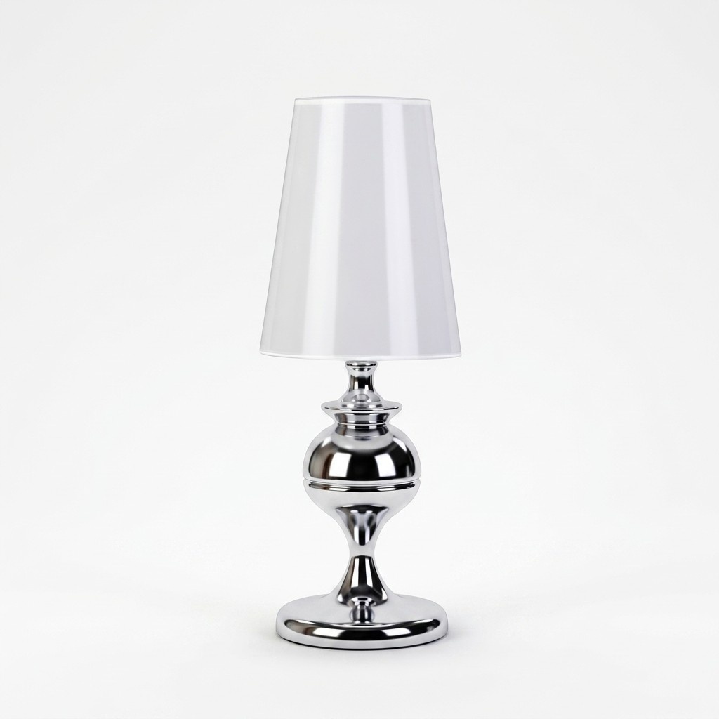 Tischlampe Design Wohnzimmer Tisch Leuchten Beleuchtung neu weiß Luxus