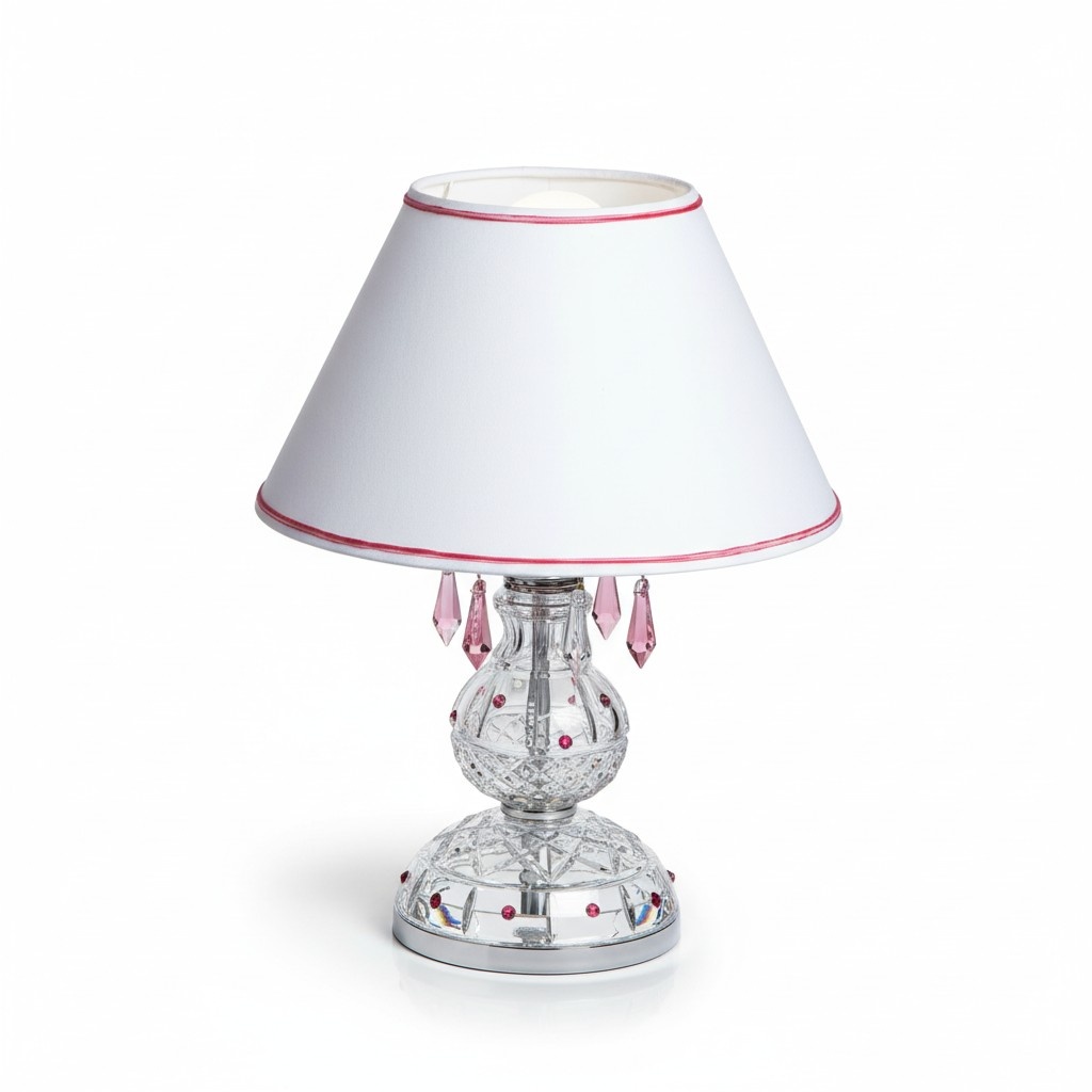 Tischleuchte Antik Stil Kronleuchte Tisch Lampe Kristall Lampen Leuchten