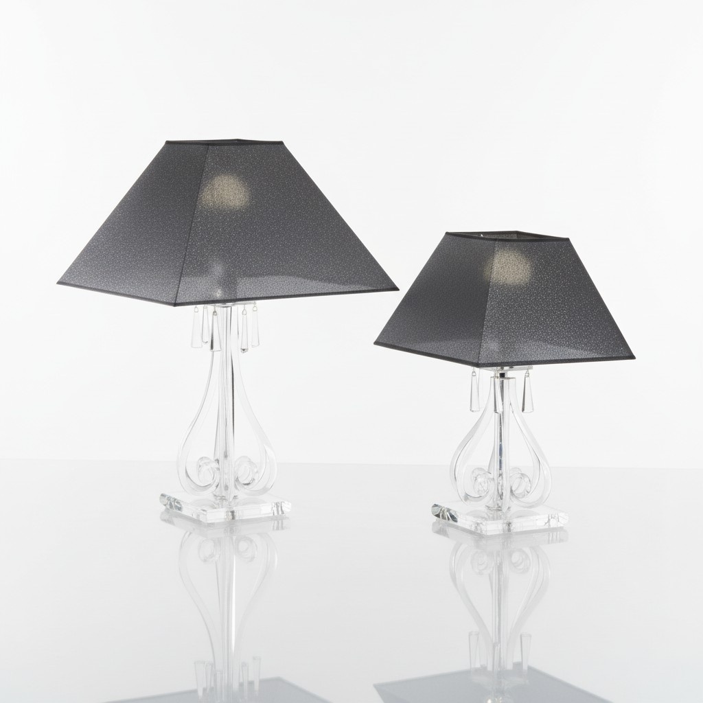 Tischleuchte Antik Stil Tisch Lampe Kristall Leuchte Lampen Leuchten