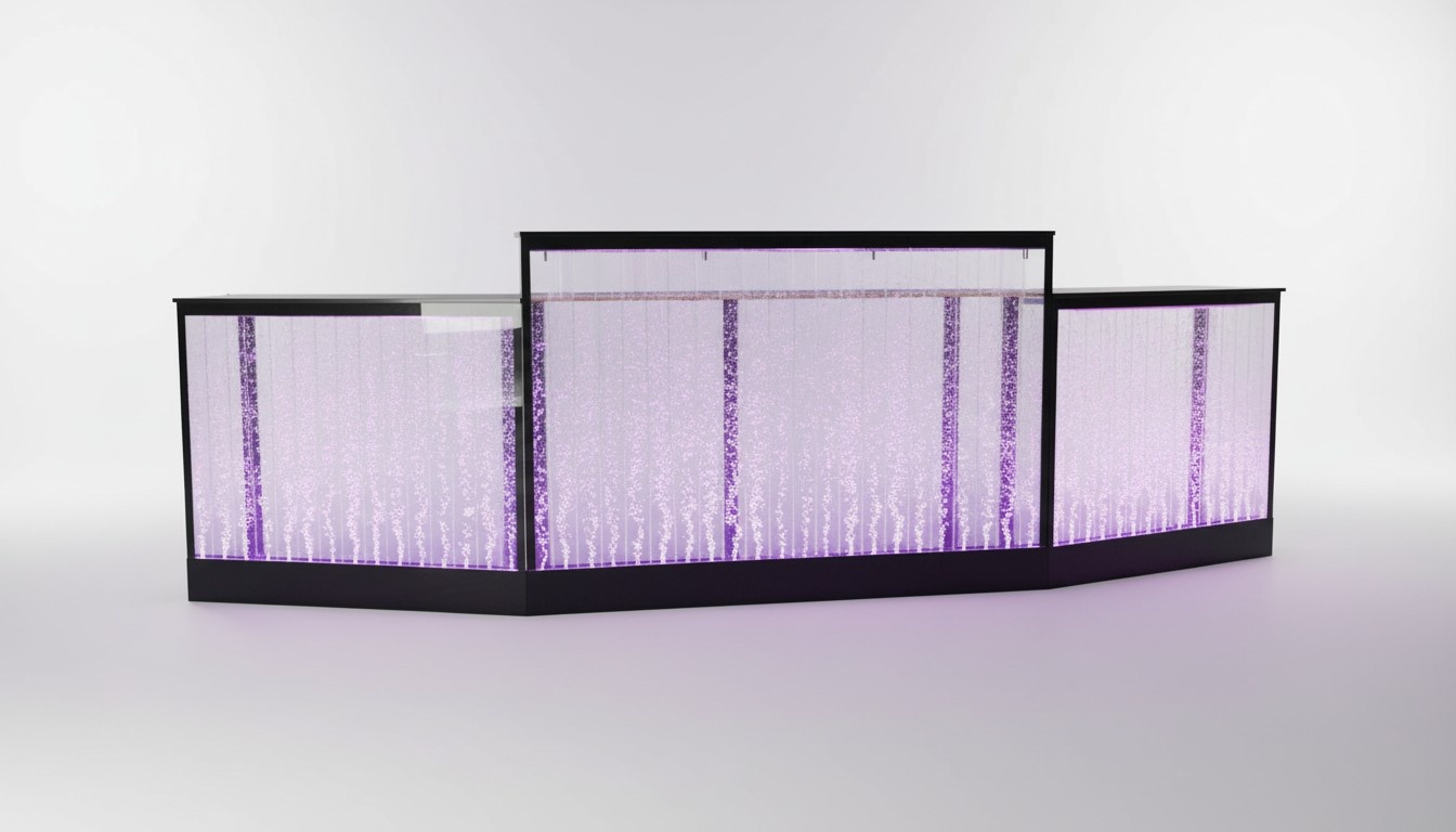 Tresen Regal Bar Wasser Wand Säule Beleuchtete Theke Regale Möbel