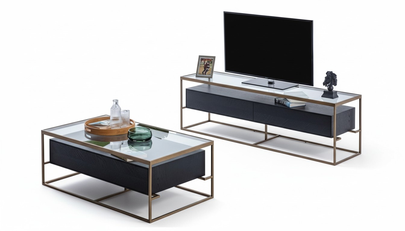 TV-Kommode Medienboard Fernsehschrank Medienschrank Sideboard rtv lowboard