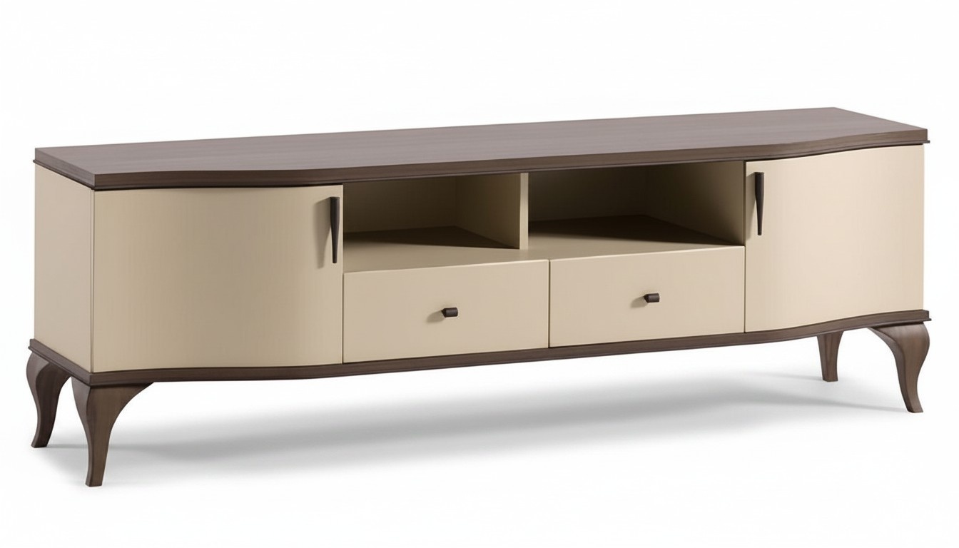 TV-Lowboard Fernsehtisch Fernsehschrank Medienmöbel Medienkommode