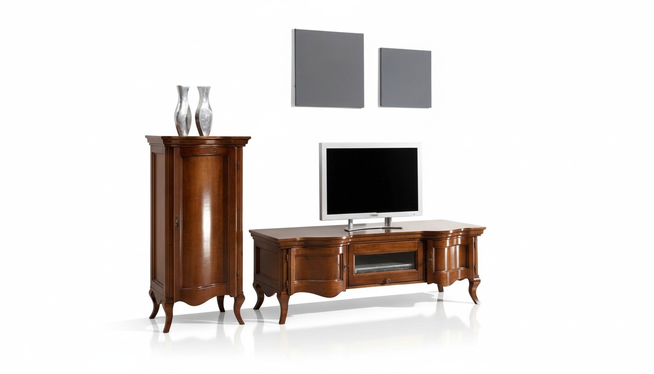 TV Schank Anrichte Braun rtv sideboard Kommode Luxus Schrank Regal