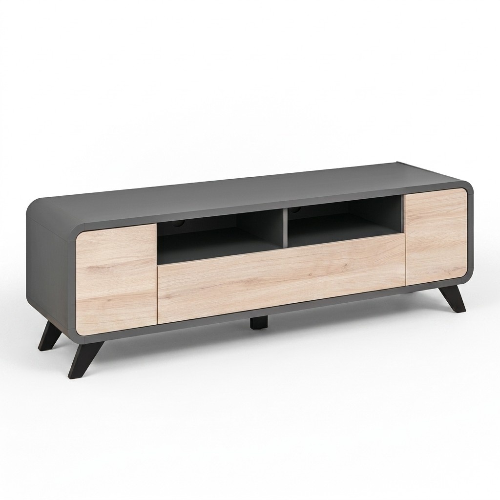 TV-Ständer Holzmöbel Luxus Wohnzimmer Wohnwand Sideboard Design Modern