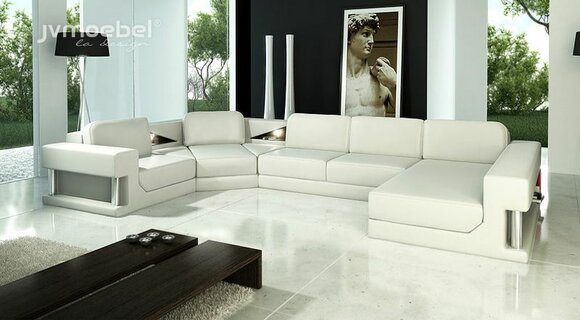 U Form Couchen Möbel Sofas Ecksofa Sofa Couch Polster Bettfunktion Couch Neu