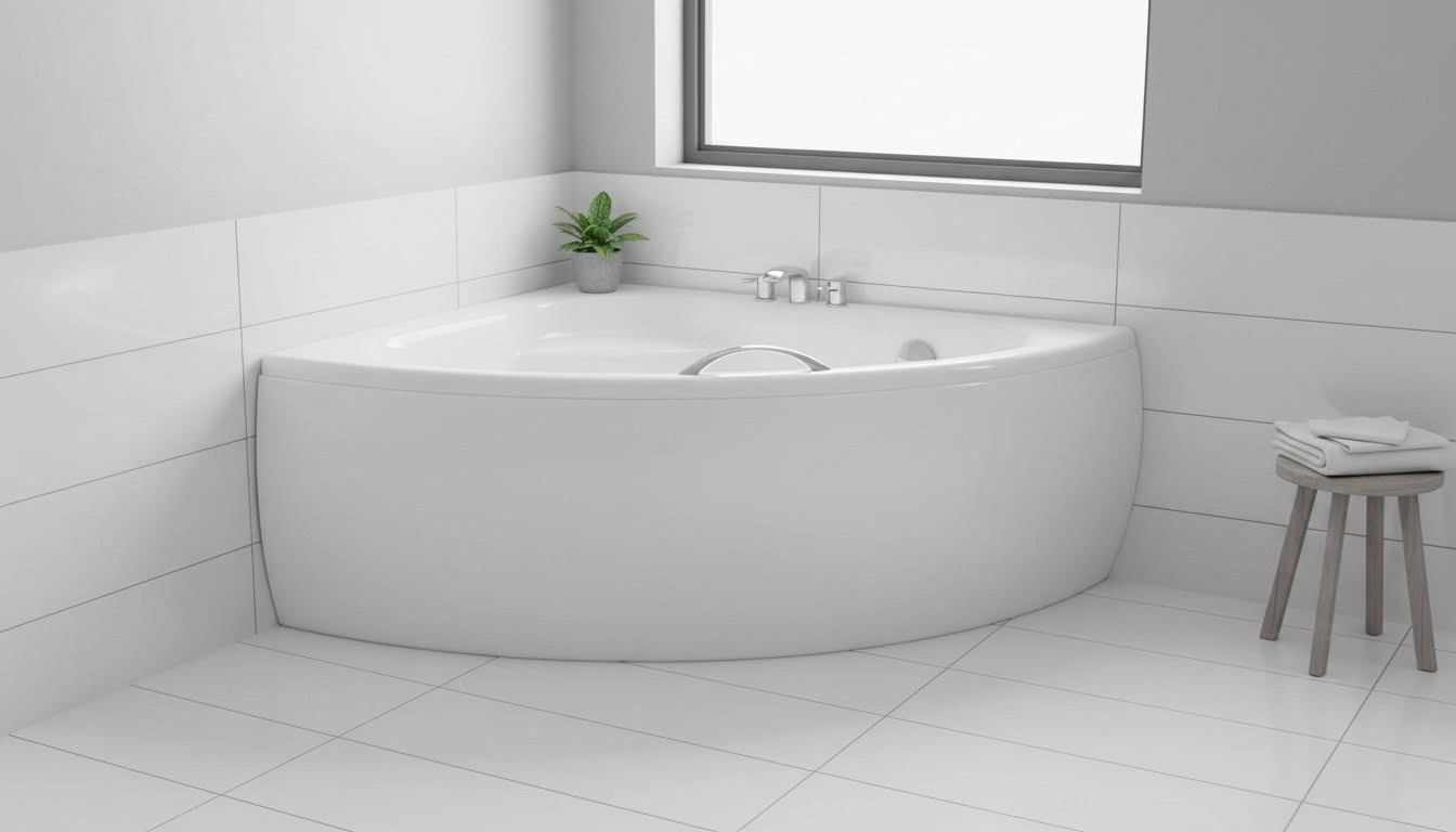 Unförmige Bad Wanne Eck Badewannen Design Badezimmer Wannen Weiß Eckwanne Acryl