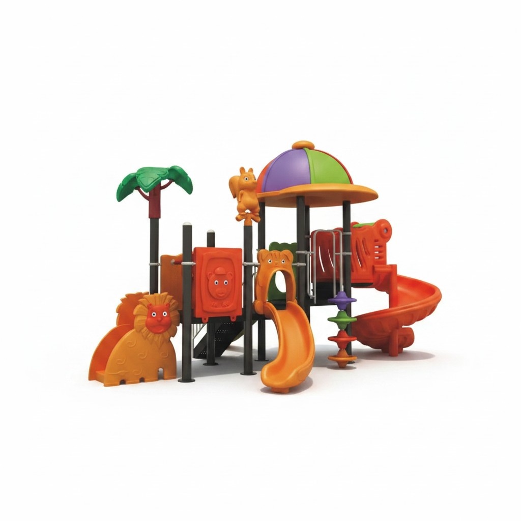 Unterhaltung im Freien für Kinder Spielturm mit Rutsche Outdoor Turm