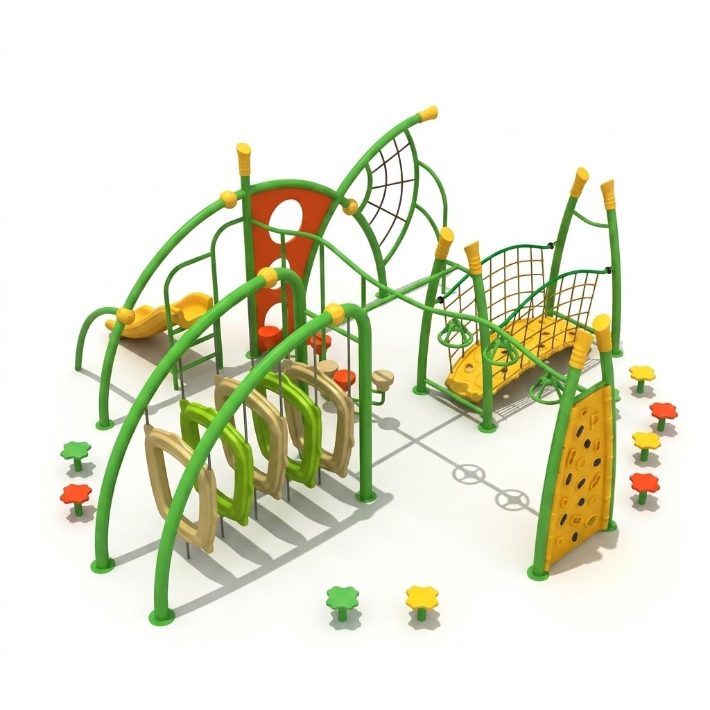Unterhaltungsbereich für Kinder Sport Outdoor Kletterwand Spielplätze