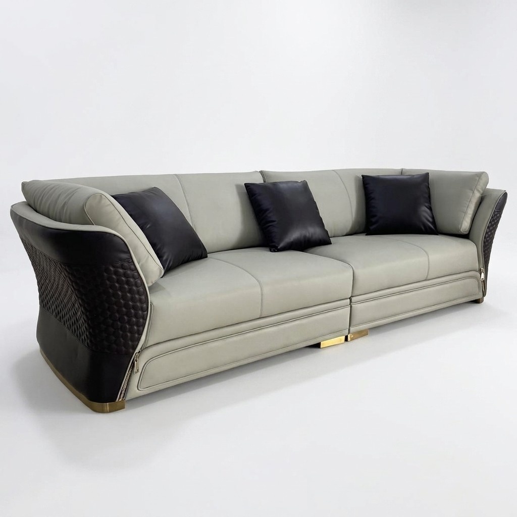 Viersitzer Neu Design Sofa 4 Sitzer Wohnzimmer Couch Couchen Polster