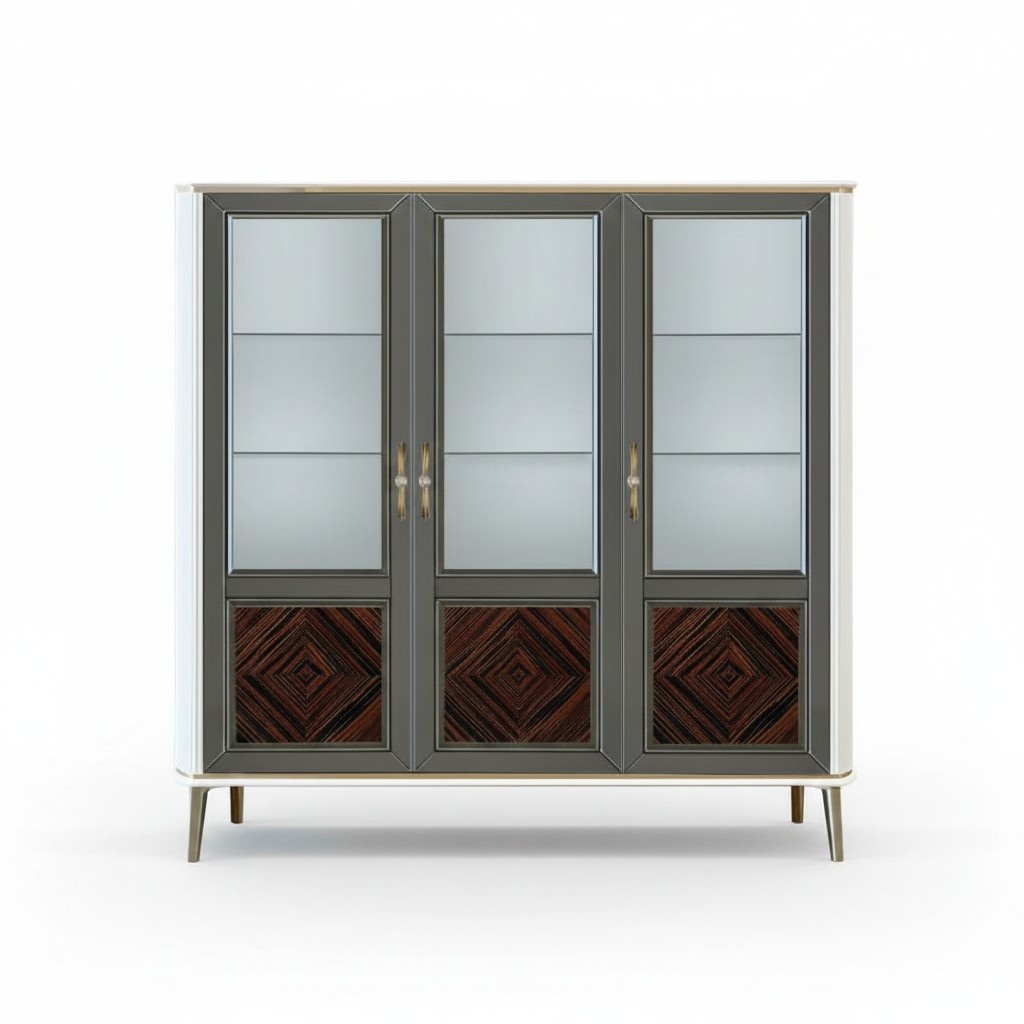 Vitrine Möbel Glas Schrank Vitrine Klassische Wohnzimmer Glasschrank Modern Neu