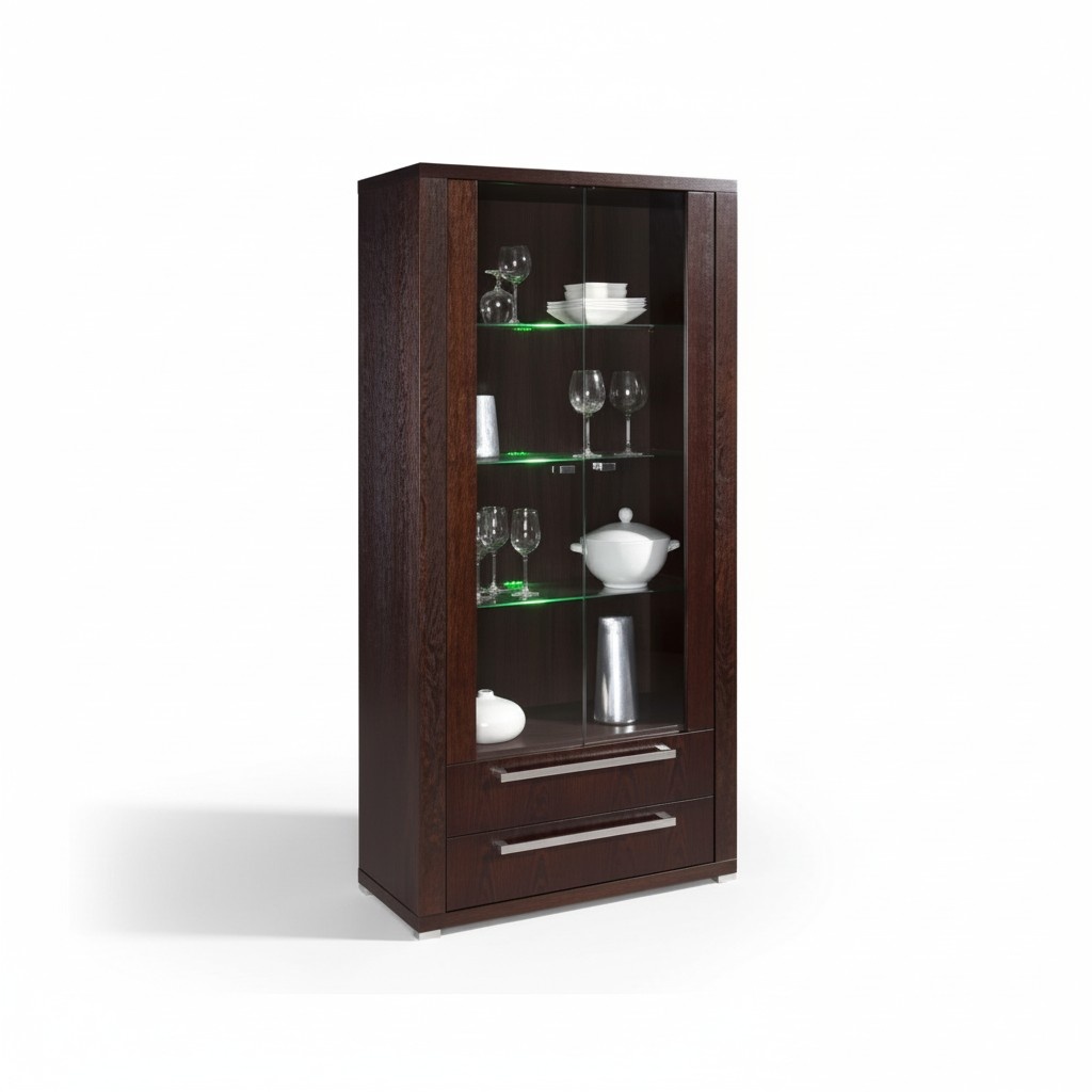Vitrine Schrank Kommode Glas Regal Vitrinen Regale Holz Schränke Neu