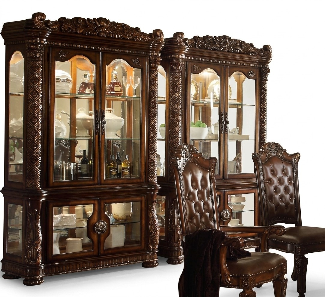 Vitrine Schrank Vitrinen Wohnzimmer Schau Schränke Barock Rokoko