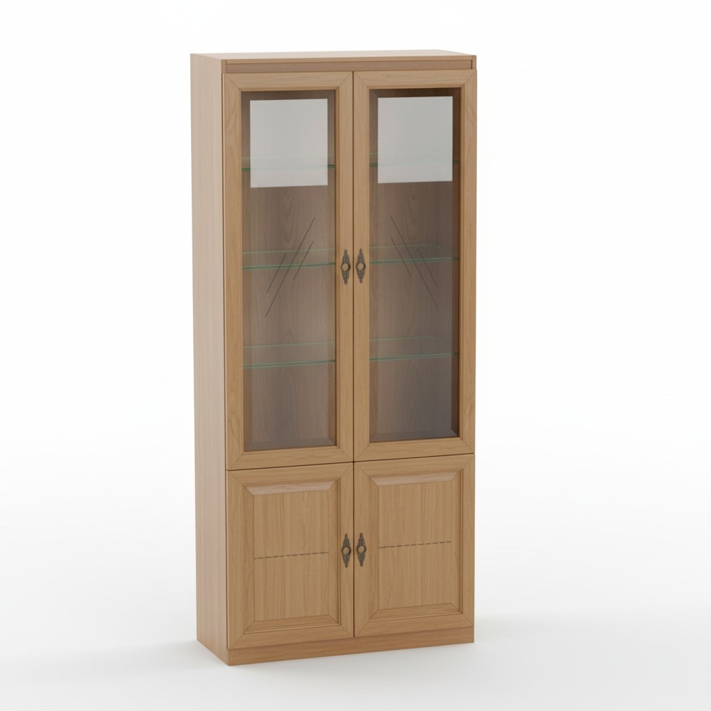 Vitrine Vitrinen Schrank Glasschrank Wohnzimmer Regal Holz Schrank