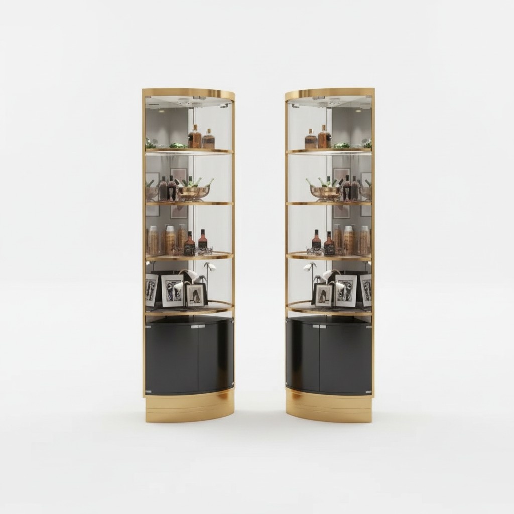 Vitrine Weinvitrine Weinlagerregal Weinschrank Weinmöbel Weinregalvitrine