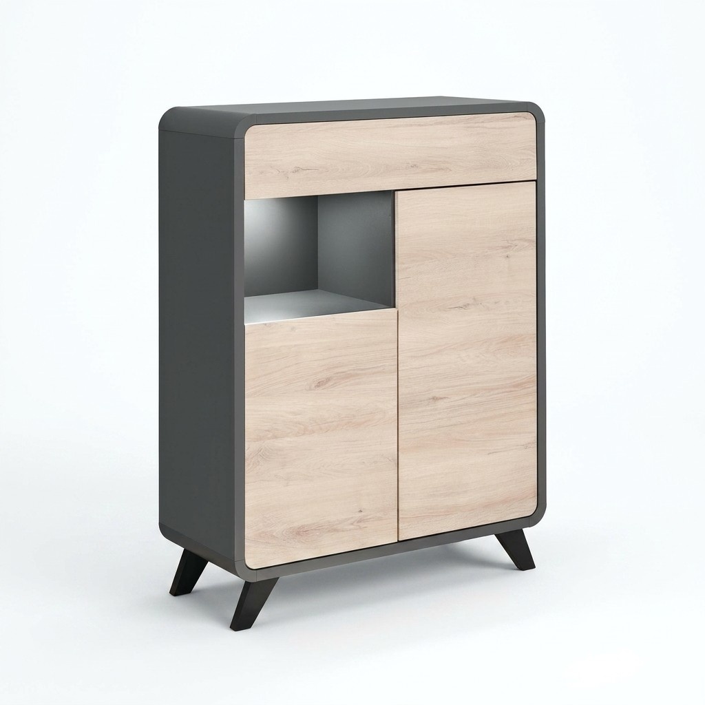 Vitrine Wohnzimmer Designer Einrichtung Luxus Schrank Neu Modern Möbel
