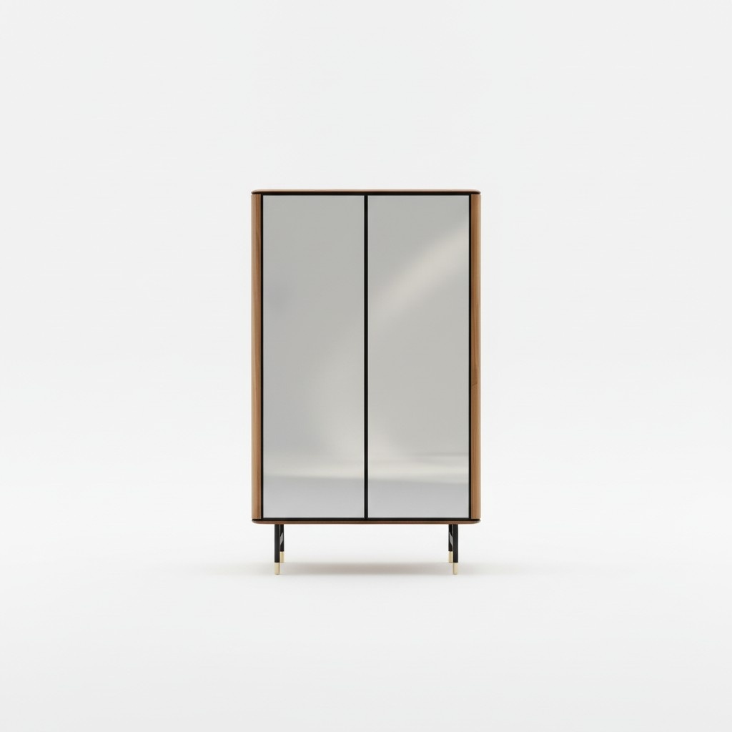 Vitrinen Glas Bar Schrank Haus Schränke Wand Regal Holz Wohnzimmer