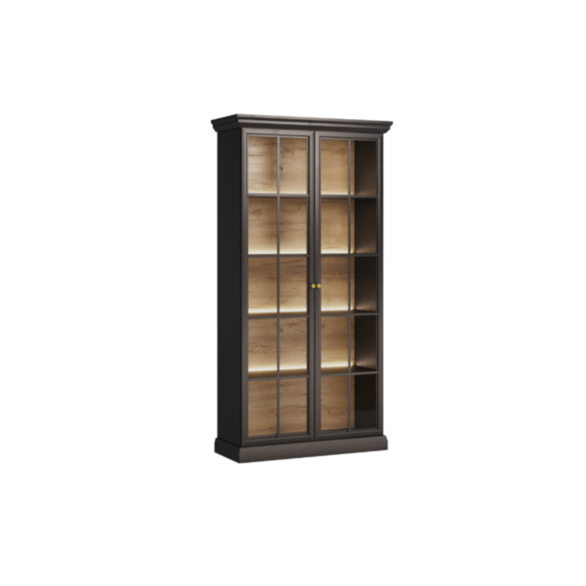 Glasvitrine Buffetschrank Anrichte Vitrinenschrank Küchenanrichte Vitrine