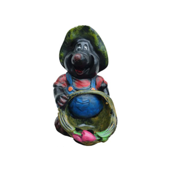 Maulwurf Figur Design auf einem Motorrad Skulptur Dekoration Neuheit