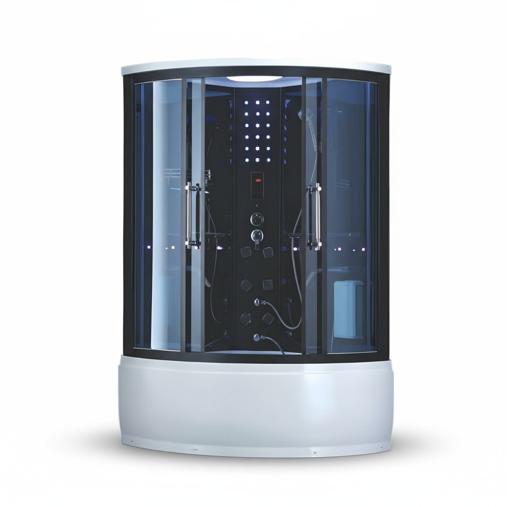 Wärmekabine Duschkabine Dampfdusche Komfortdusche Massageduschkabine 130x130 cm