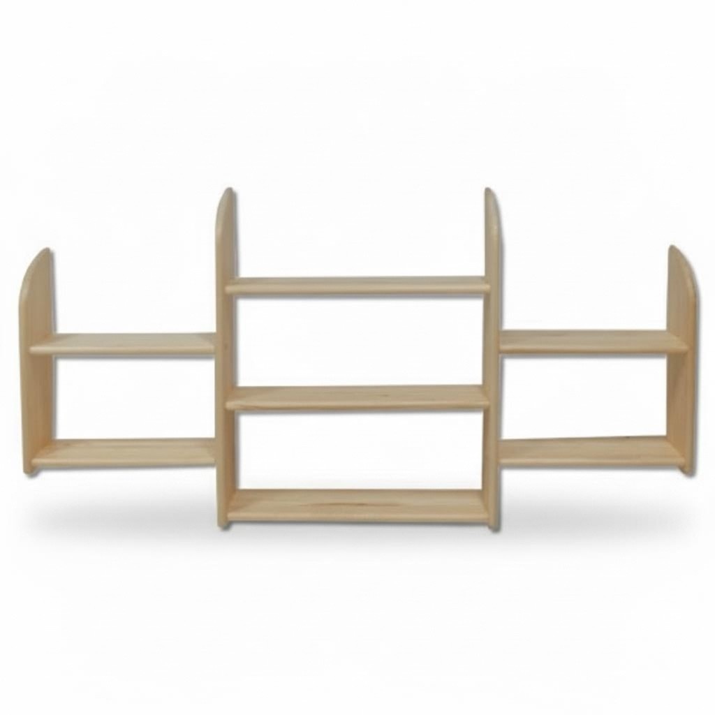 Wandboard Holz Kiefer massiv 150x69cm Vollholz Wandregal Blumenregal Hängeregal