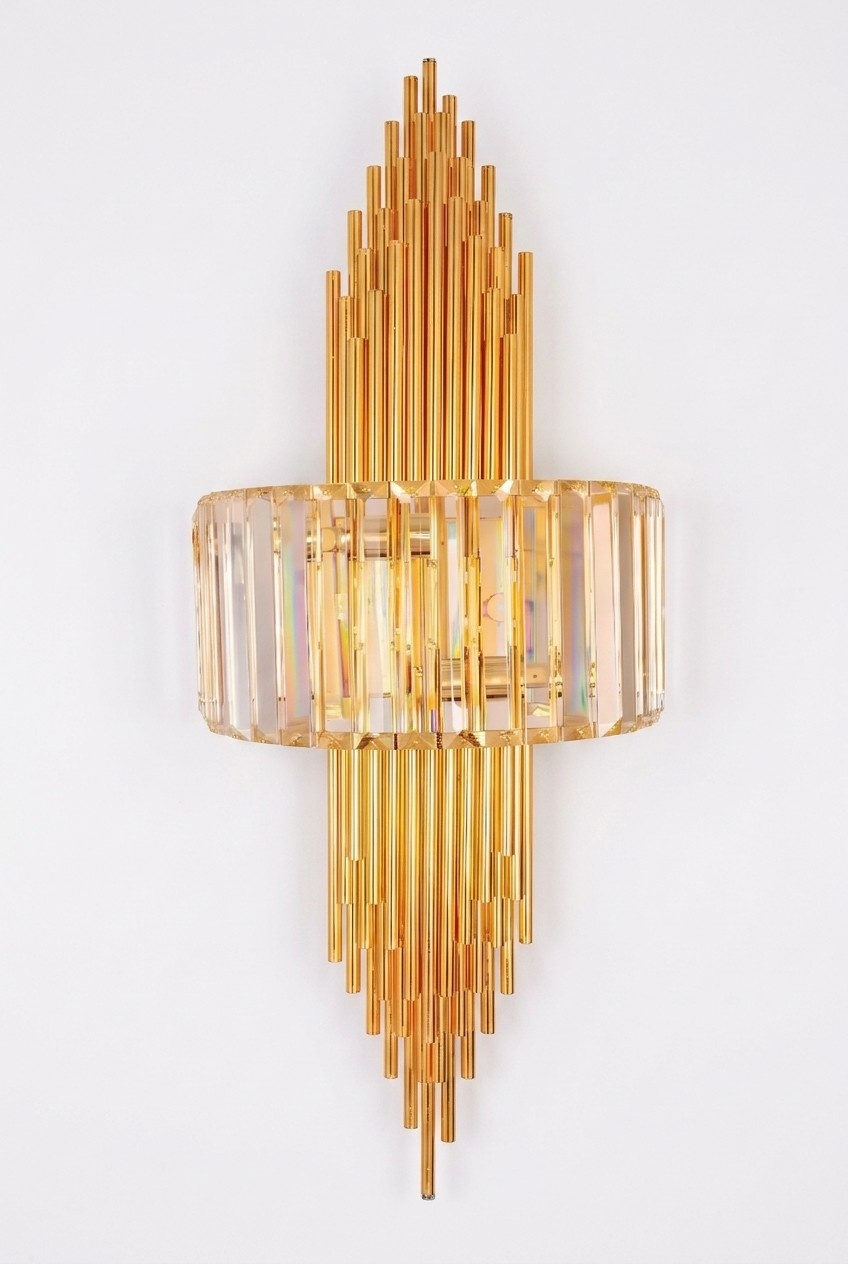Wandleuchte Wohnzimmer Modern Beleuchtung Modern new gold Luxus