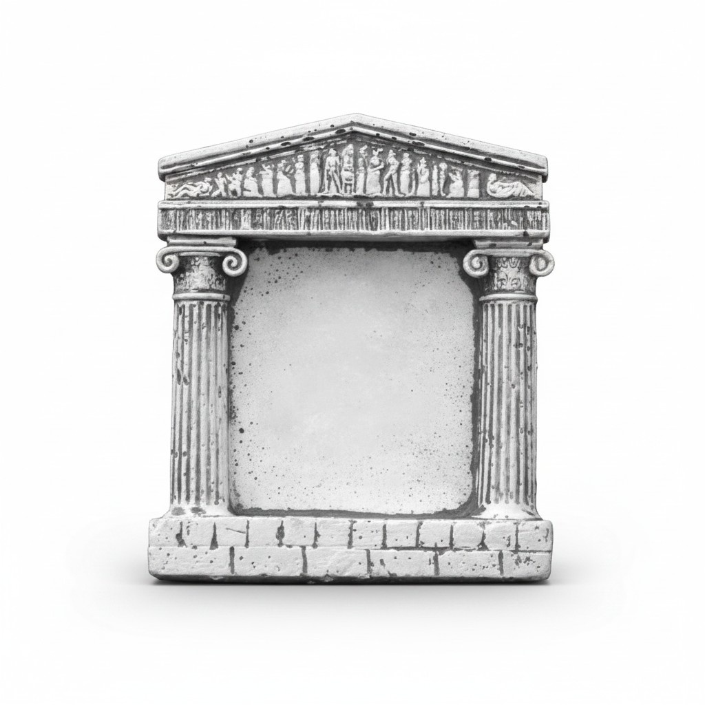 Wandrelief Steinplatte Bild Stein Gemälde Antik Relief Bilder Steinguss 1022