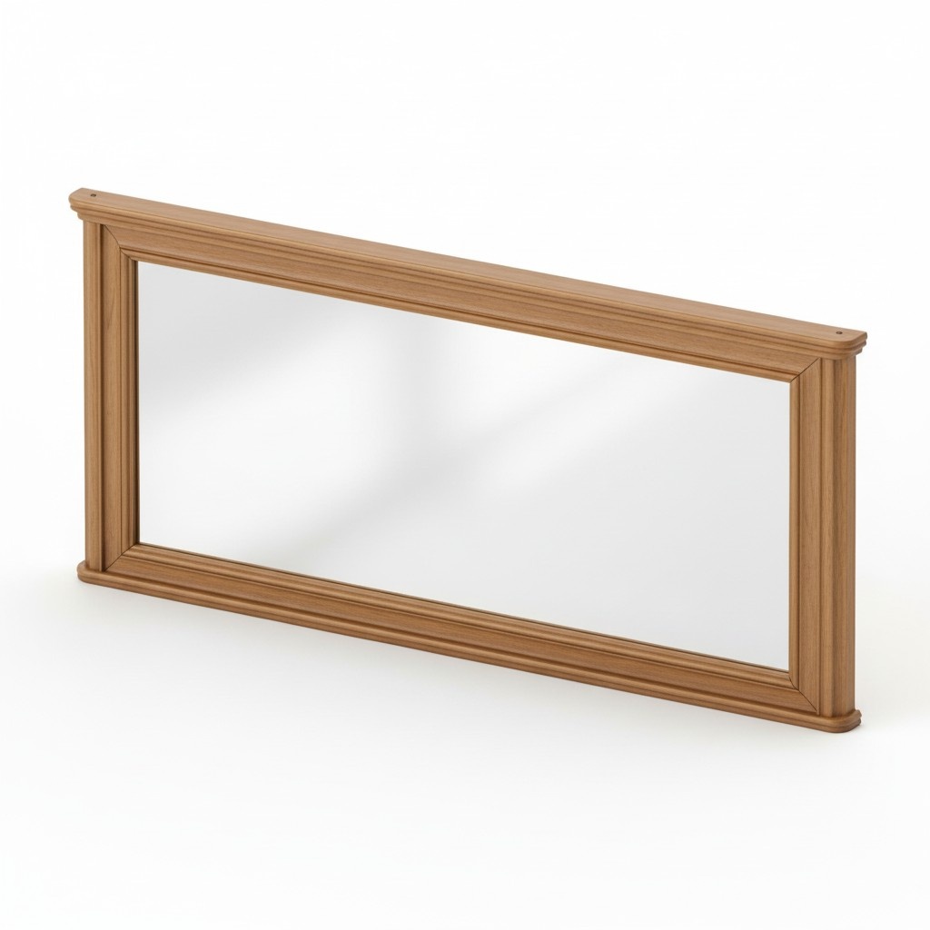 WANDSPIEGEL HOLZRAHMENSPIEGEL RAHMEN RECHTECKIGER SPIEGEL DESIGNER Prato PR-L1