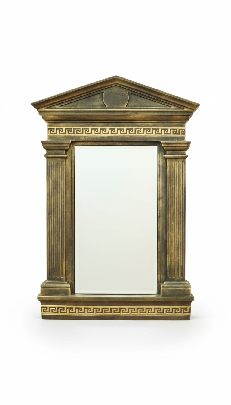 Wandspiegel Spiegel Bad Flur Design Salon Medusa Antik Stil Glas Spigel