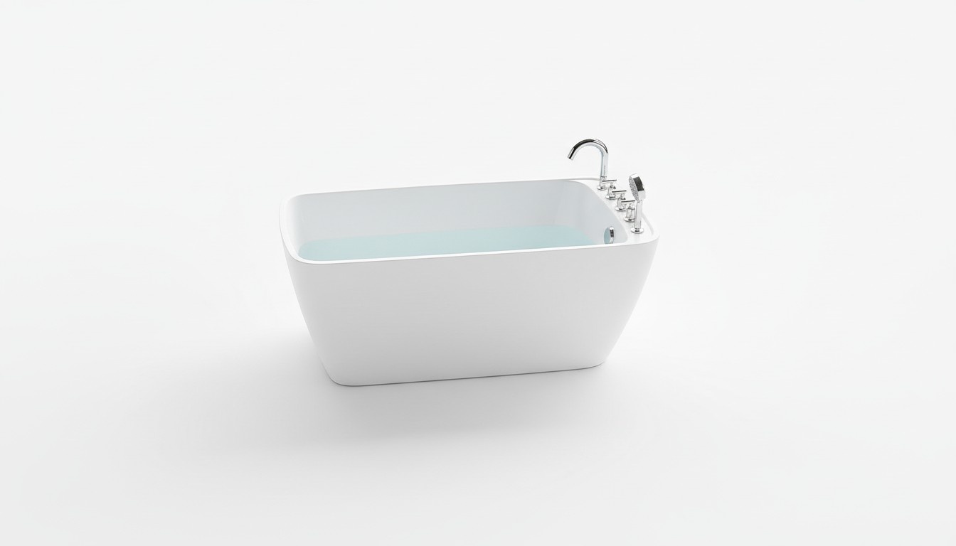 Wanne Badezimmer Acryl Badewanne Weiß Standbadewanne
