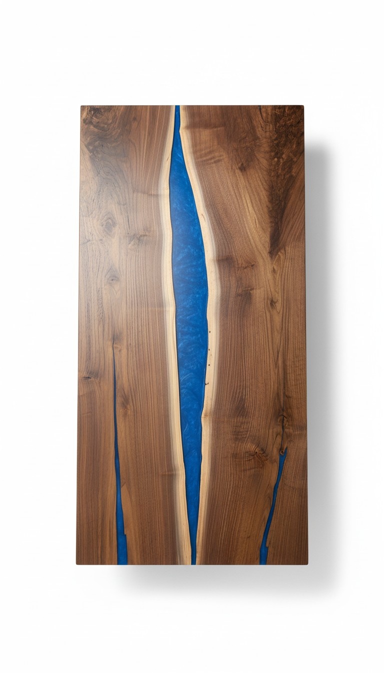 wasserfall tisch epoxid harz esstisch epoxy tische echtes holz massive möbel