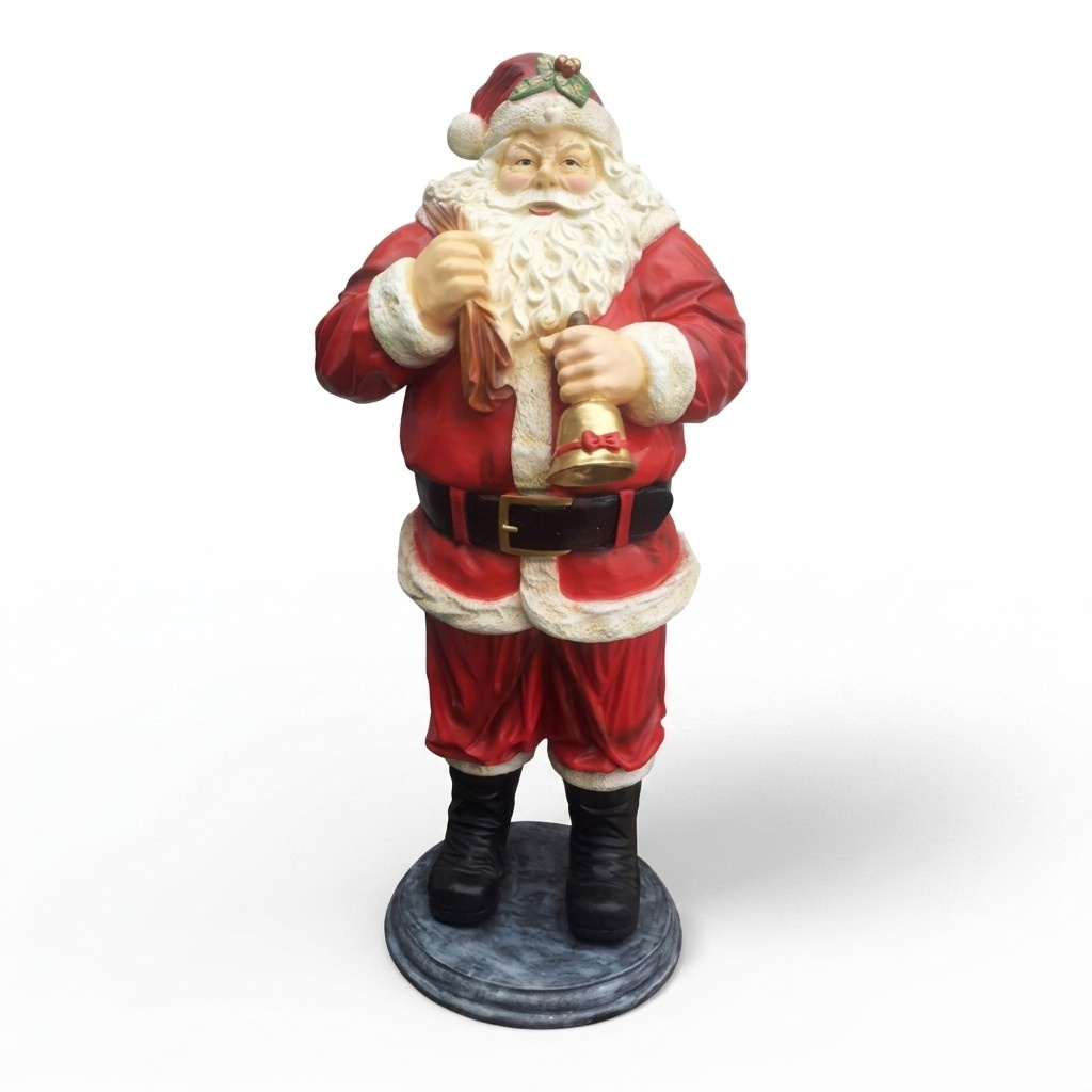 Weihnachtsmann Figur Statue Deko Figuren Dekoration Nikolaus Skulptur