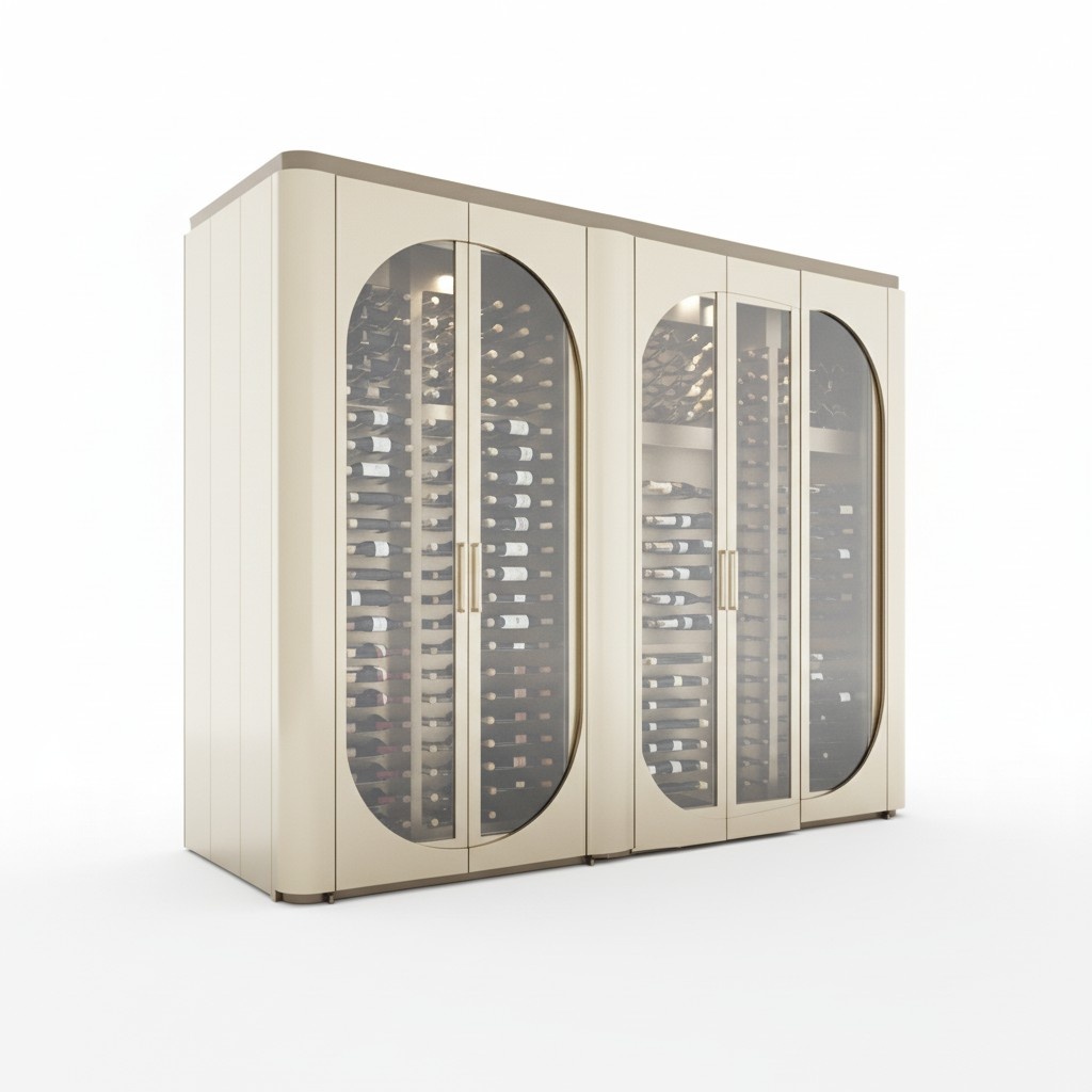 Weinlagerkühlschrank Weinkühlvitrine Temperierter-Weinschrank Weinkühlgerät