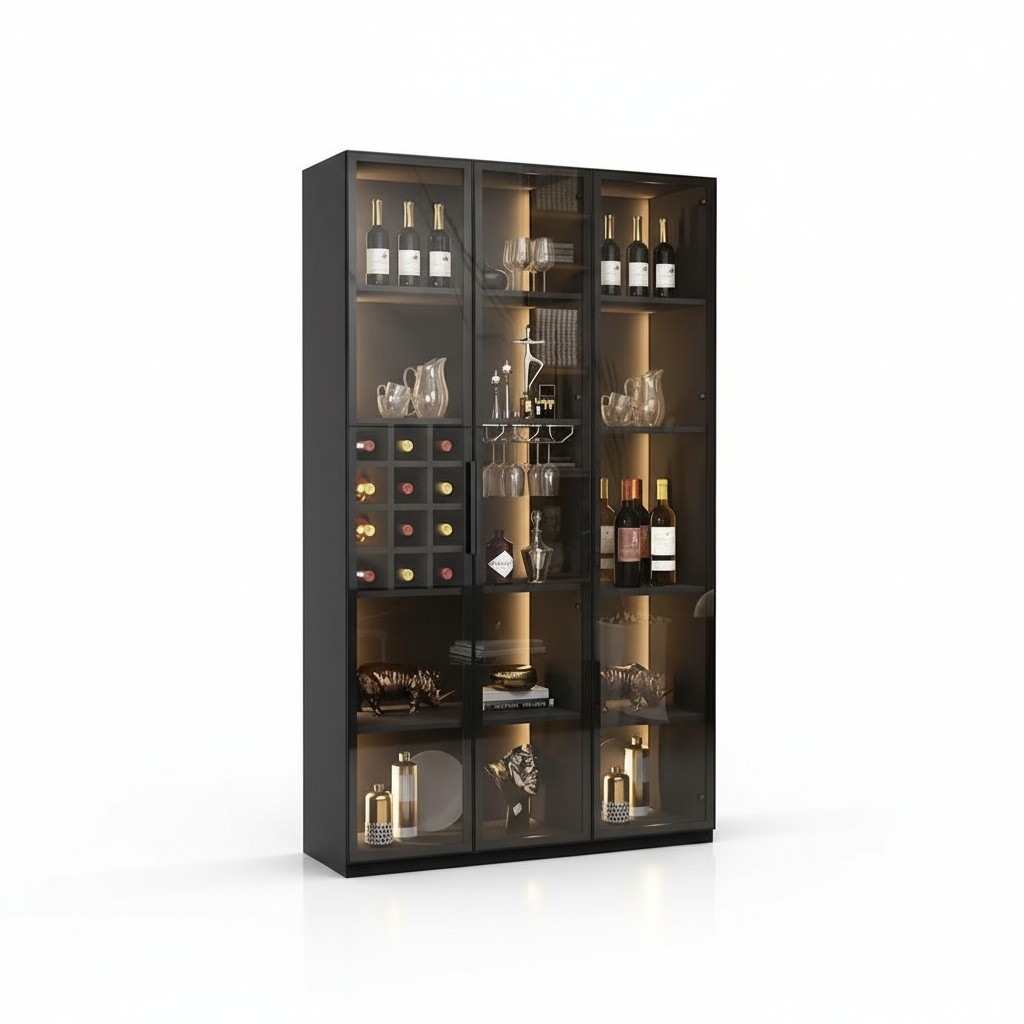 Weinvitrine Weinablage Weinschrank Flaschenregal Flaschenständer Weinmöbel