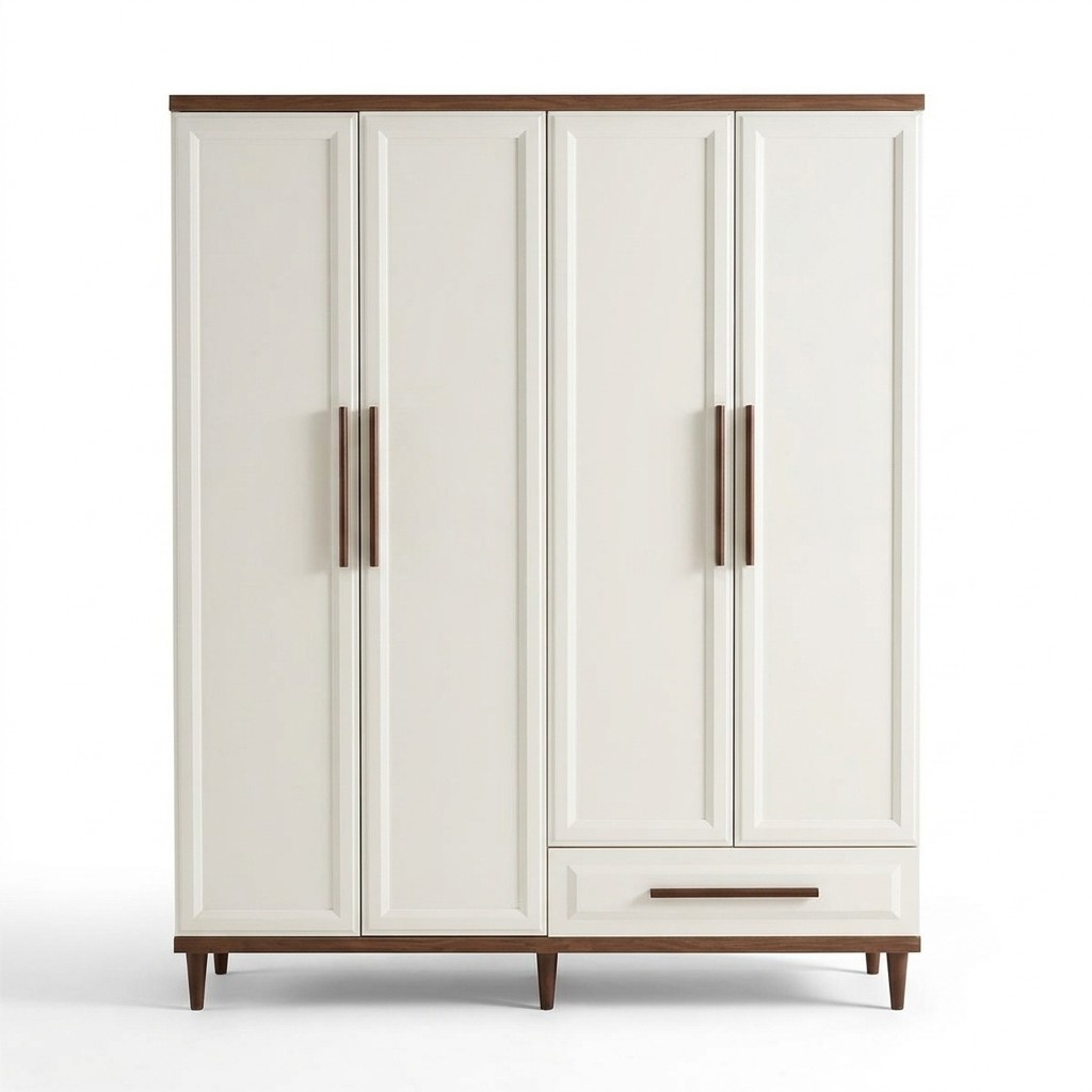 Weiß Kleiderschrank Schlafzimmer Schrank Einrichtung Luxus Möbel Schränke