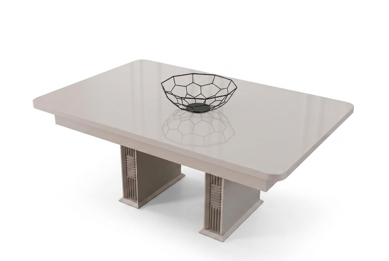 Weißer Couchtisch Wohnzimmer Holztische Luxus Möbel Designer Tische