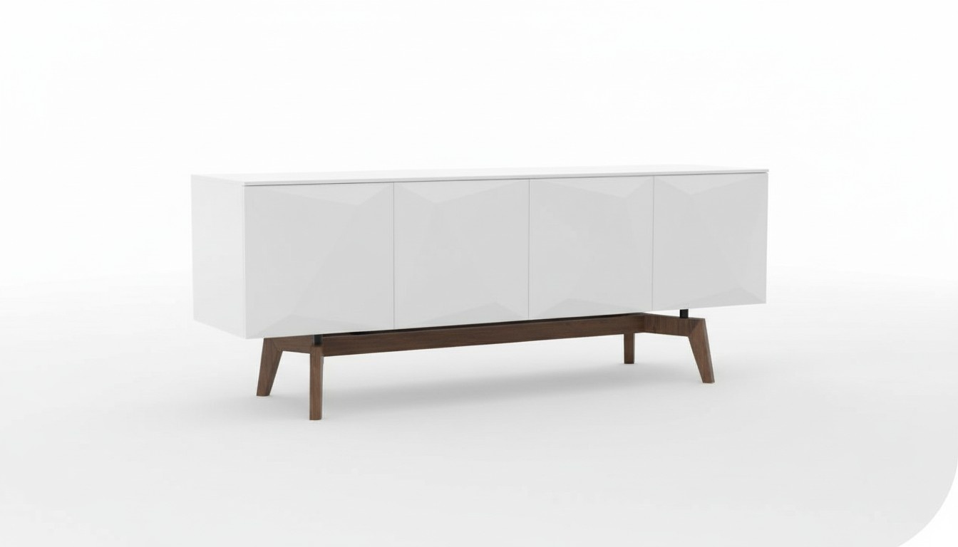 Weißes Sideboard Mit Stauraum Esszimmermöbel Luxus Holzmöbel Modern