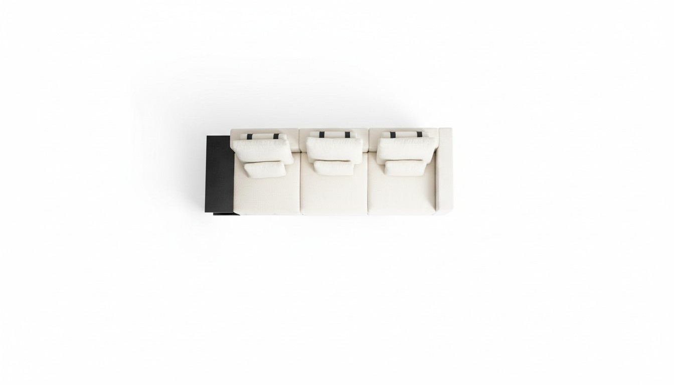 Weißes Wohnzimmer Sofa Luxus Viersitzer Polstermöbel Moderne Stilmöbel