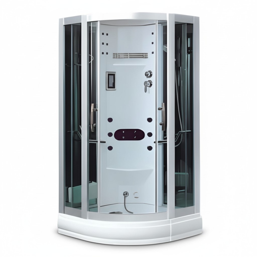 Wellness-Duschkabine Luxus Multifunktionsdusche Komfortdusche 100x100 cm