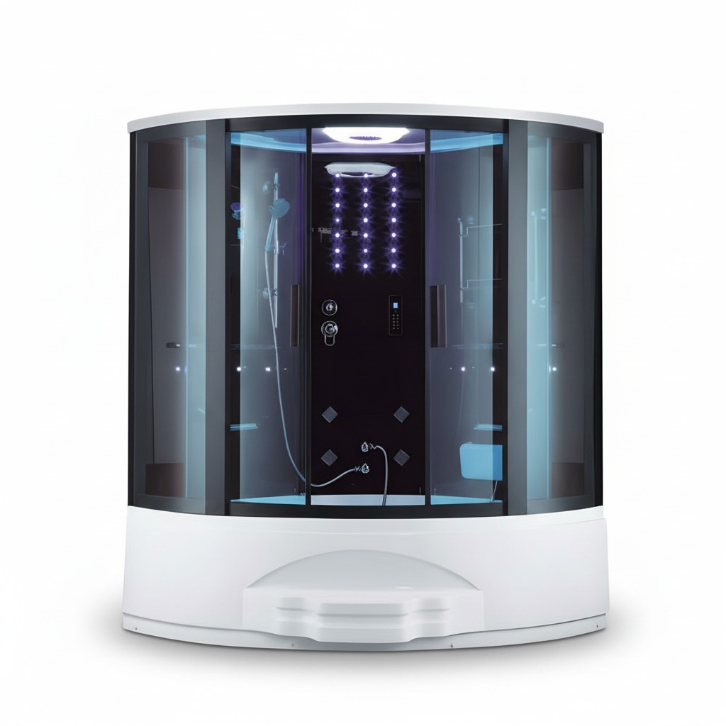Wellnessdusche Massageduschkabine Duschkabine Multifunktionsdusche 150x150 cm