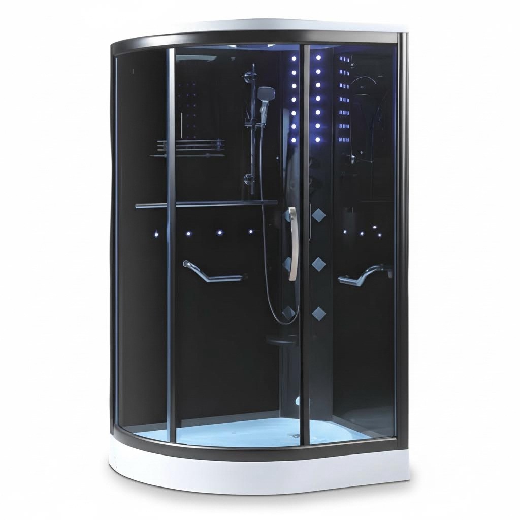 Wellnesskabine Duschkabine Multifunktionsdusche Komfort-Dusche 120x90 cm