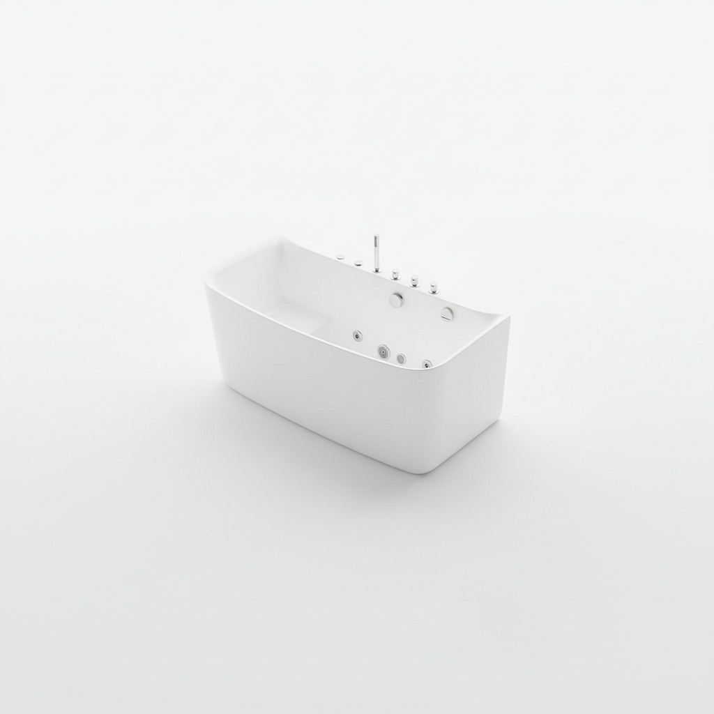 Whirlpool Badewanne Badewanne für Badezimmer Whirlwanne für 1 Personen