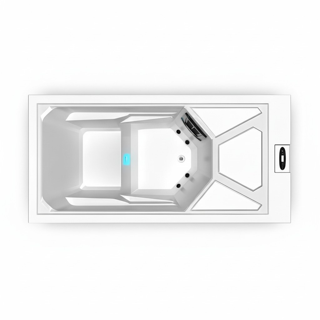 Whirlpool Erkältungsbad Outdoor-Kaltwasser-Spa Relaxpool Massagebad 215x105 cm