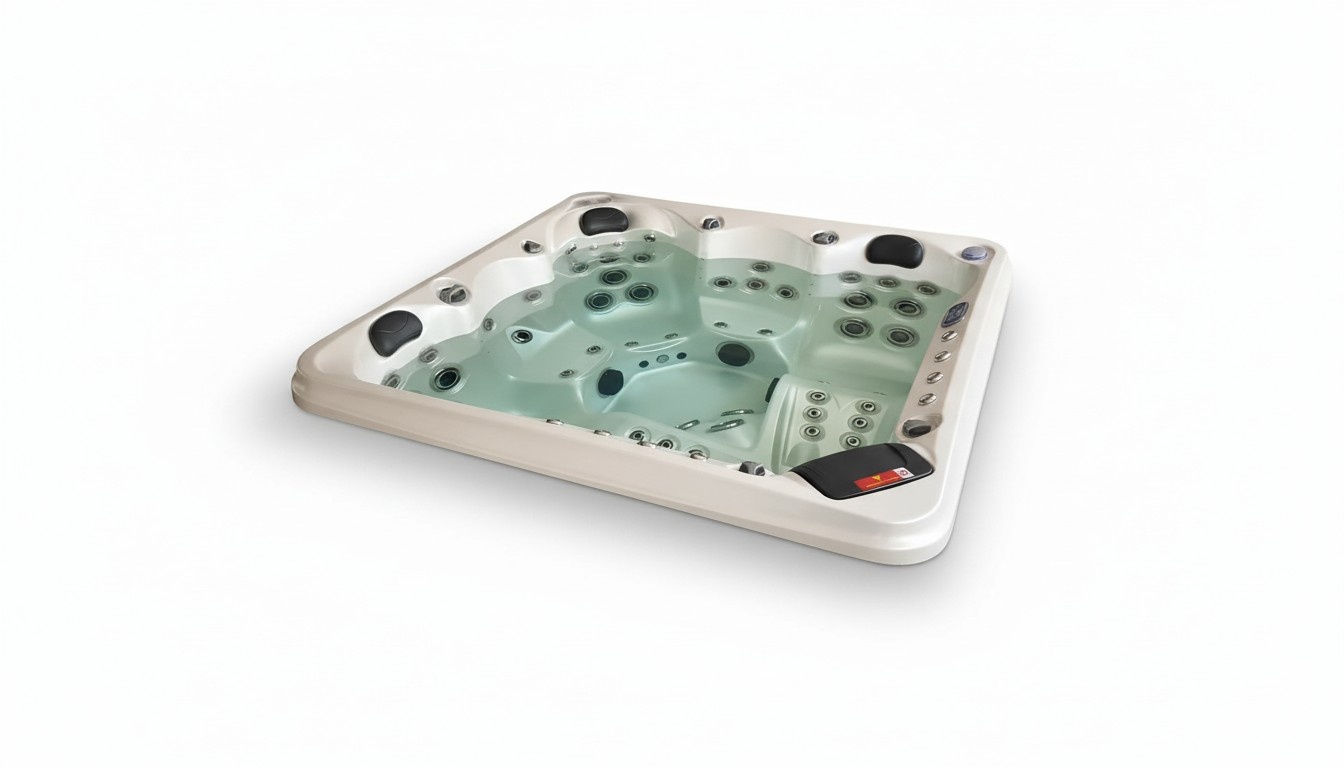 Whirlpool Whirlwanne Garten Bad Outdoor-Spa Relaxpool Massagebad 200x200 cm