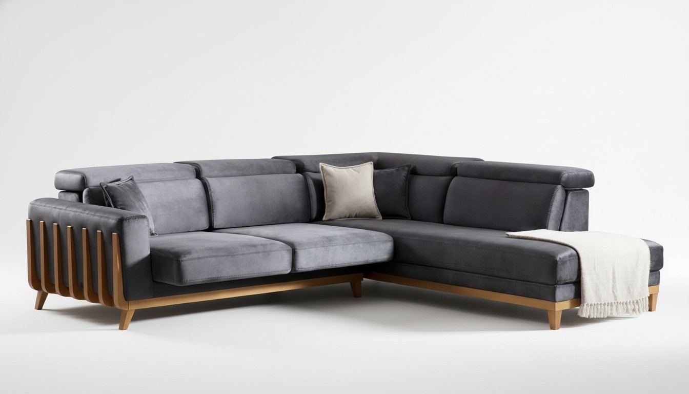 Wohnlandschaft Eckcouch Ecklounge Polsterecke Ecksofa Design Sofa Couch 305x250