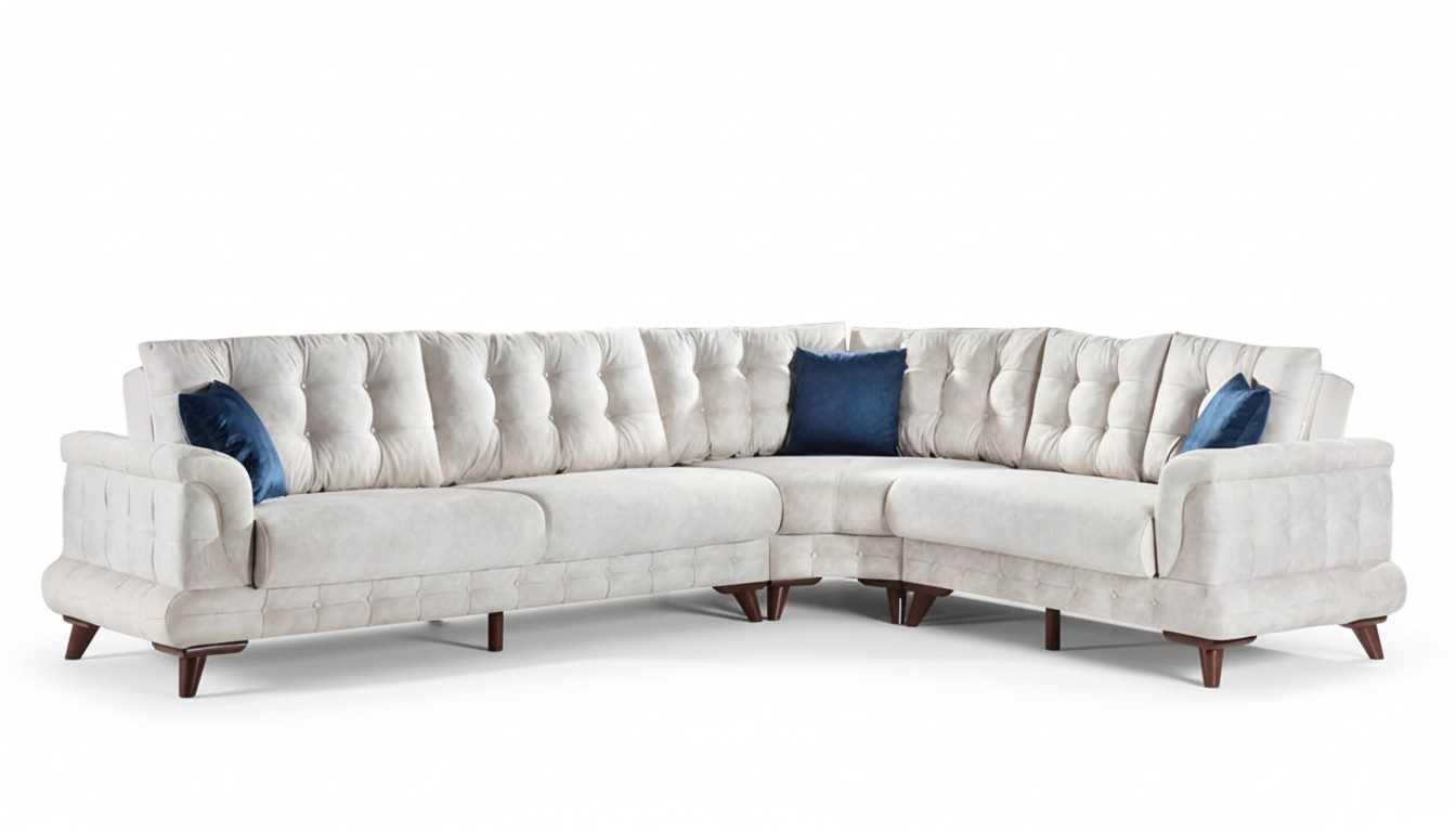 Wohnlandschaft Eckcouch Polsterecke Ecklounge Ecksofa Design Sofa Couch 335x265
