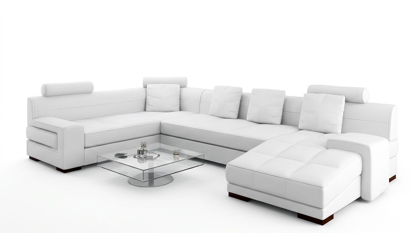 Wohnlandschaft Ecksofa Sofa Couch Polster Sitz Garnitur Sofas Couchen