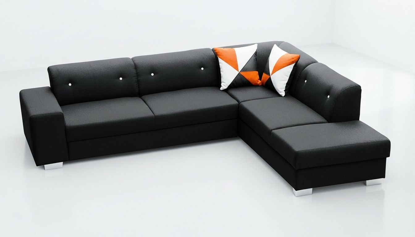 Wohnlandschaft Ecksofa Sofas Bettkasten Polstersofa Couch Sofa L-Form