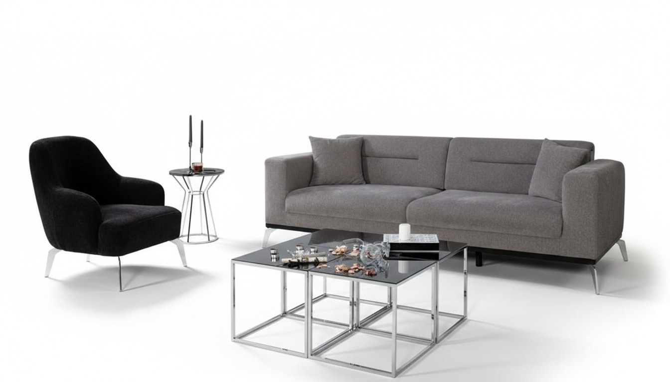 Wohnlandschaft Sitzgruppe Polstergarnitur Sofagarnitur Sofa Couchgarnitur Set 31