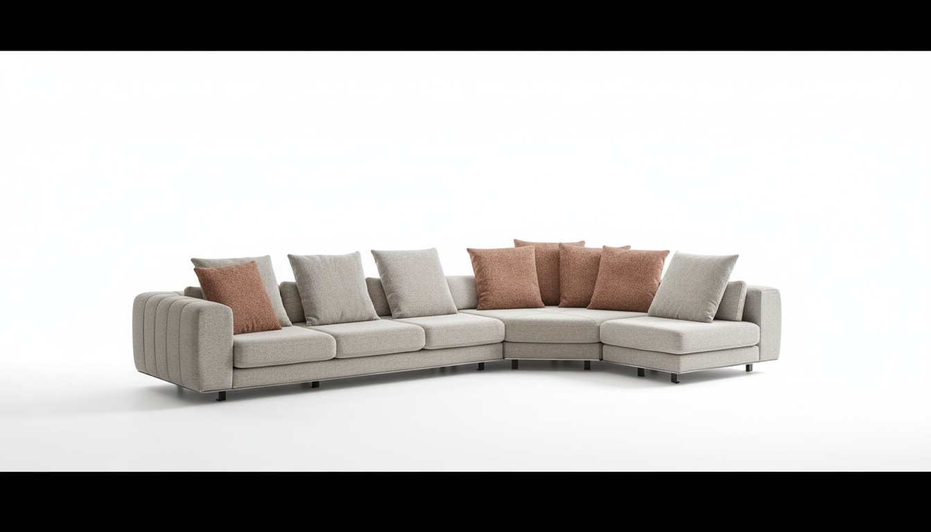 Wohnlandschaft Sofa Ecksofa Design Möbel Couch L-Form Stil Modern
